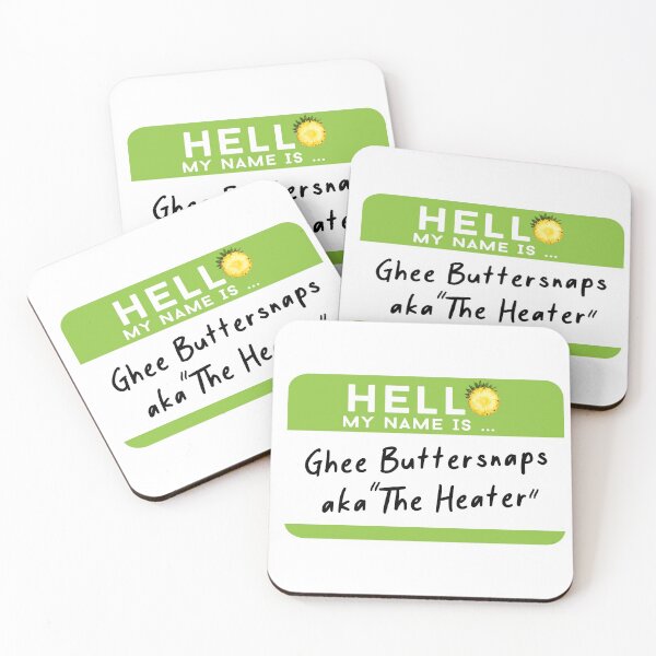 Item preview, Ghee Buttersnaps Name Tag designed and sold by Dark Angel Graphics.