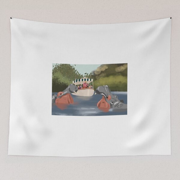 Item preview, skipper leading wild animal boat cruise in the jungle designed and sold by McKenzie Balderrama.