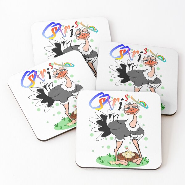 Item preview, Ostriches designed and sold by Shirley cute art .