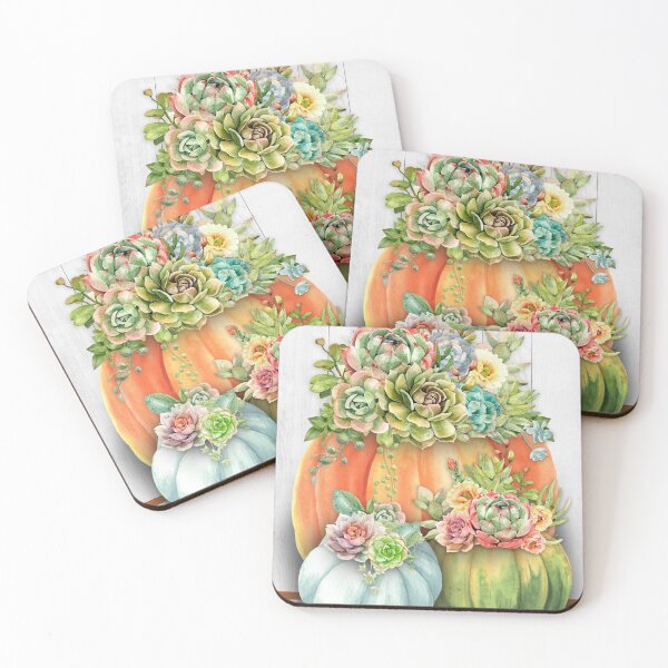 Item preview, Pumpkins With Succulents A designed and sold by Jean Plout.