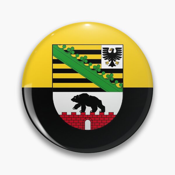 Item preview, SAXONY-ANHALT Flag Gifts, Masks, Stickers & Products designed and sold by mpodger.