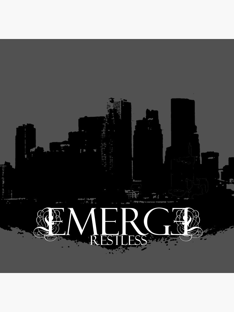 Thumbnail 2 of 2, Tote Bag, Emerge Restless - City Skyline designed and sold by sonicdecoyrecs.