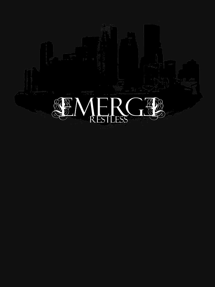 Thumbnail 7 of 7, Active T-Shirt, Emerge Restless - City Skyline designed and sold by sonicdecoyrecs.