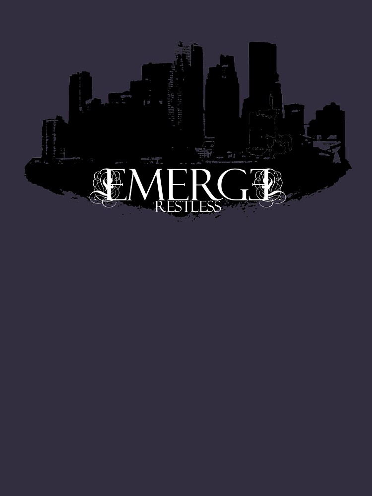 Thumbnail 3 of 3, Tank Top, Emerge Restless - City Skyline designed and sold by sonicdecoyrecs.