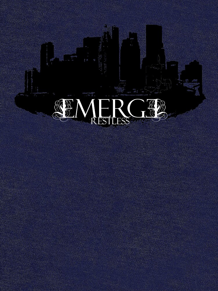 Thumbnail 7 of 7, Tri-blend T-Shirt, Emerge Restless - City Skyline designed and sold by sonicdecoyrecs.