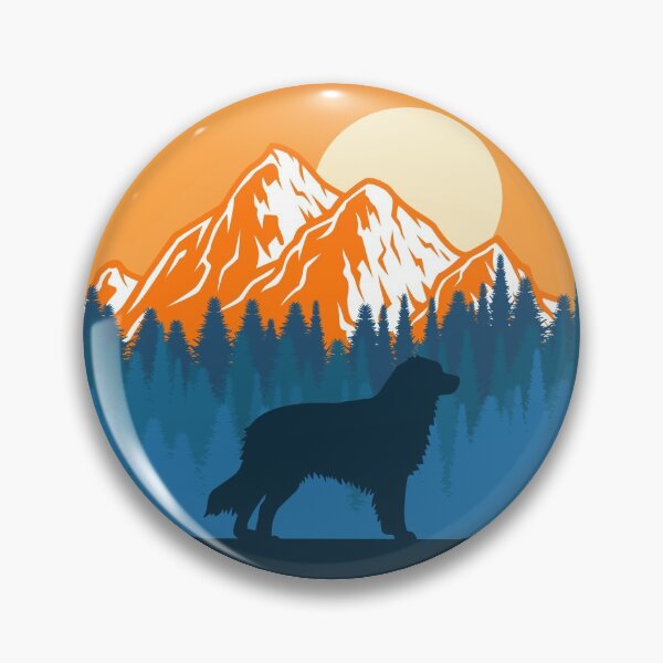 Item preview, Australian Shepherd Dog Silhouette Sunset Mountain Forest australian shepherd lover designed and sold by alaechamlal.