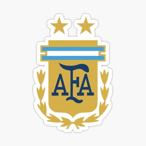 Argentina AFA Federazione football calcio adesivo etichetta sticker 8cm x 12cm 