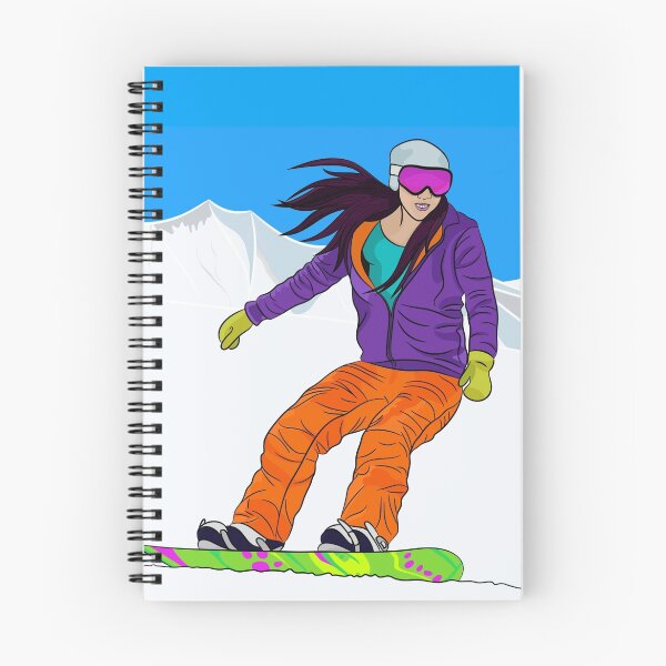 Item preview, Snowboarder girl in mountain designed and sold by TorriPhoto.