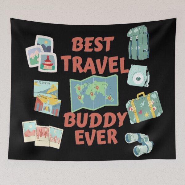 Item preview, Best Travel Buddy Ever designed and sold by Simi2020.