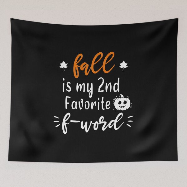 Item preview, funny happy halloween Fall is my 2nd Favorite F-Word , Meme Gift BestFriend boyfriend girlfriend designed and sold by joygift369.