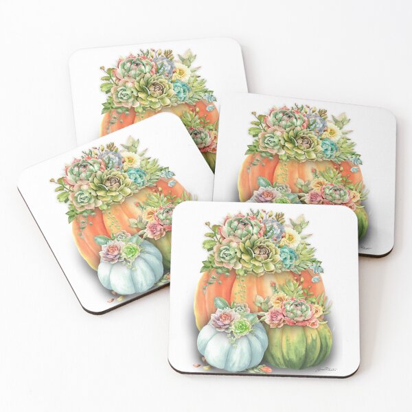 Item preview, Pumpkins With Succulents B  designed and sold by Jean Plout.