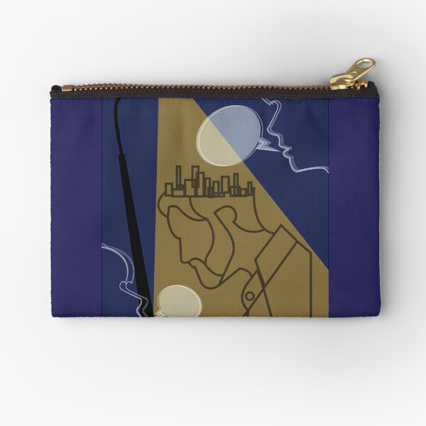 Man in big city Zipper Pouch