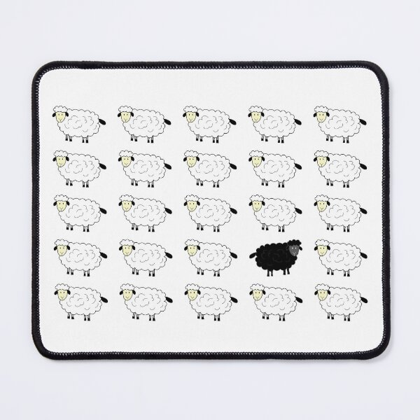 Item preview, Black Sheep (for Magnets and Stickers choose Medium or larger!) designed and sold by taniasofia.