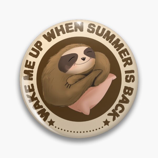 Item preview, Sleep Quote - Wake Me Up When Summer is Back designed and sold by artbyvicky.
