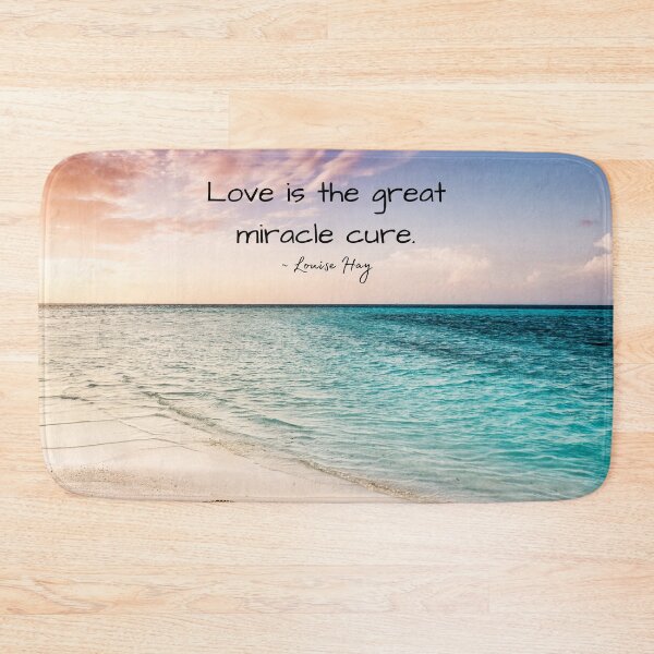 Item preview, Louise Hay Quote, Love is the great miracle cure, Heal Yourself designed and sold by MamaSweetea.