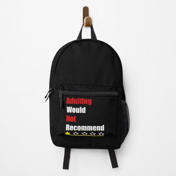 Item preview, Adulting Would Not Recommend designed and sold by TheOneStyleBro.