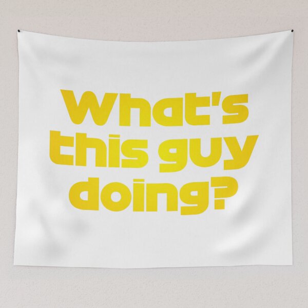 Item preview, What's This Guy Doing? - NOR. Radio Voice Dutch GP 2021 (Orange) designed and sold by FilipeFerreira.