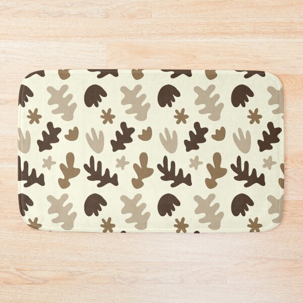 Item preview, Abstract Cut Out Shapes Pattern (brown) designed and sold by Design Minds Boutique.