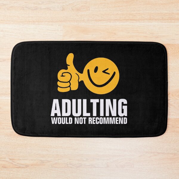 Item preview, Adulting Would Not Recommend funny designed and sold by empathylife.