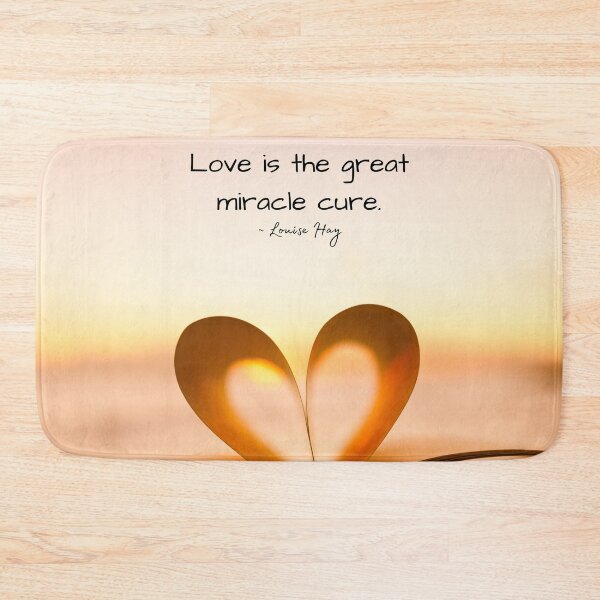 Item preview, Louise Hay Quote, Love is the great miracle cure, Heal Yourself designed and sold by MamaSweetea.