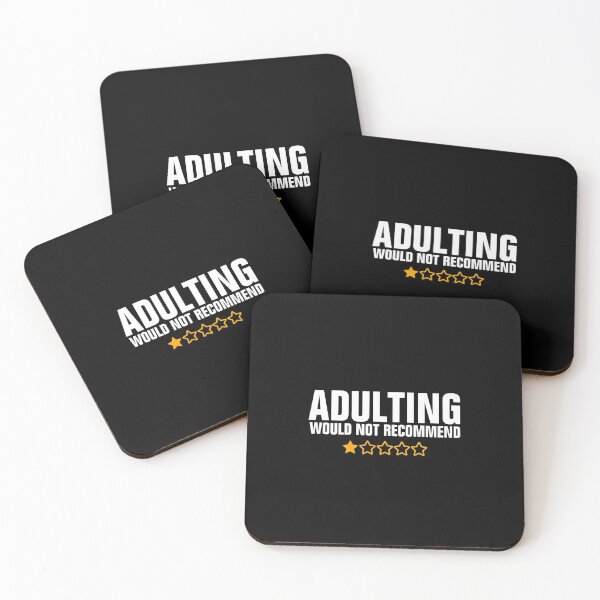 Item preview, Adulting Would Not Recommend humour designed and sold by empathylife.