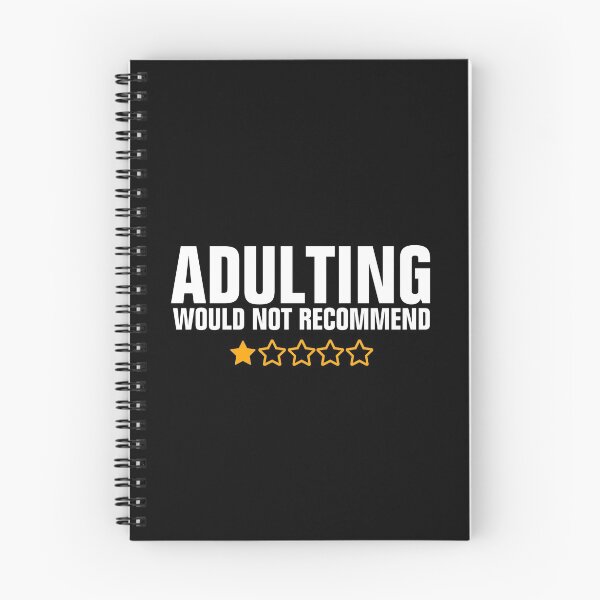 Item preview, Adulting Would Not Recommend humour designed and sold by empathylife.
