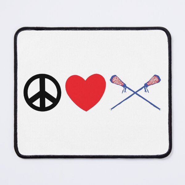 Item preview, Peace Love Lacrosse designed and sold by SportsT-Shirts.