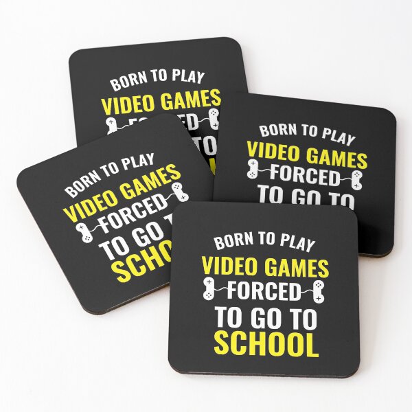 Item preview, Born To Play Video Games Forced To Go To School Cool Funny Back To School Design For Video Games Lovers designed and sold by lodarohit.