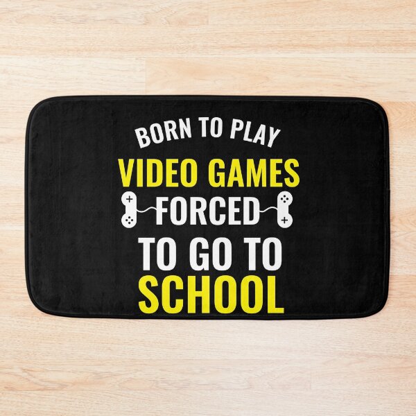 Item preview, Born To Play Video Games Forced To Go To School Cool Funny Back To School Design For Video Games Lovers designed and sold by lodarohit.