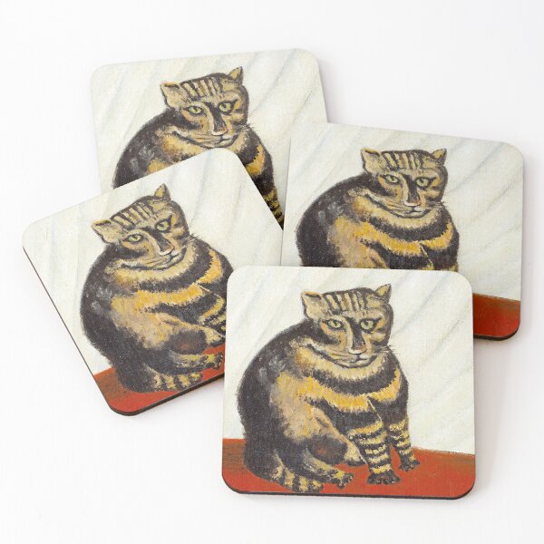 Item preview, HENRI ROUSSEAU HD - Le Chat Tigre "The Tabby Cat" Original by Henri Rousseau designed and sold by Go Logo Designs.