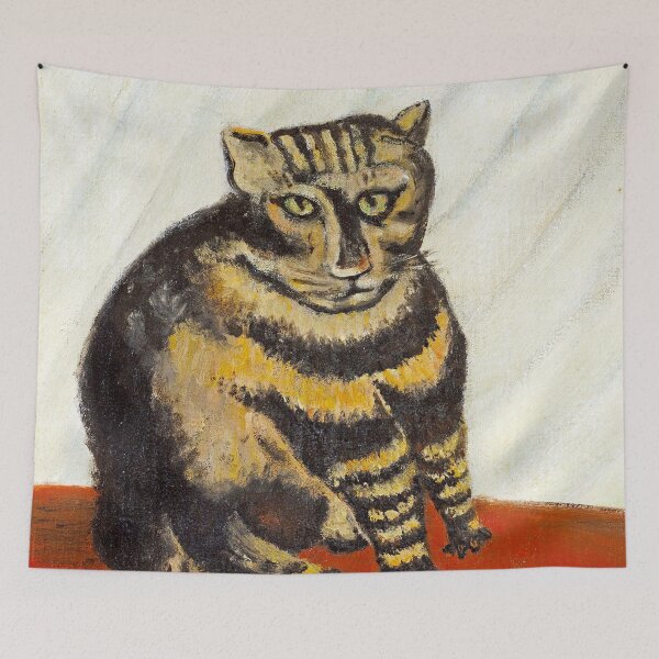 Item preview, HENRI ROUSSEAU HD - Le Chat Tigre "The Tabby Cat" Original by Henri Rousseau designed and sold by Go Logo Designs.