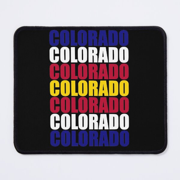 Item preview, Colorado Text Flag Solid Colors designed and sold by that5280lady.