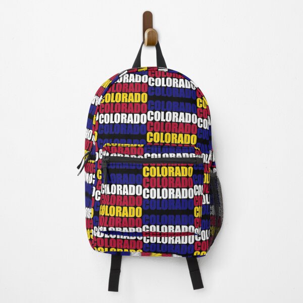 Item preview, Colorado Text Flag Solid Colors designed and sold by that5280lady.