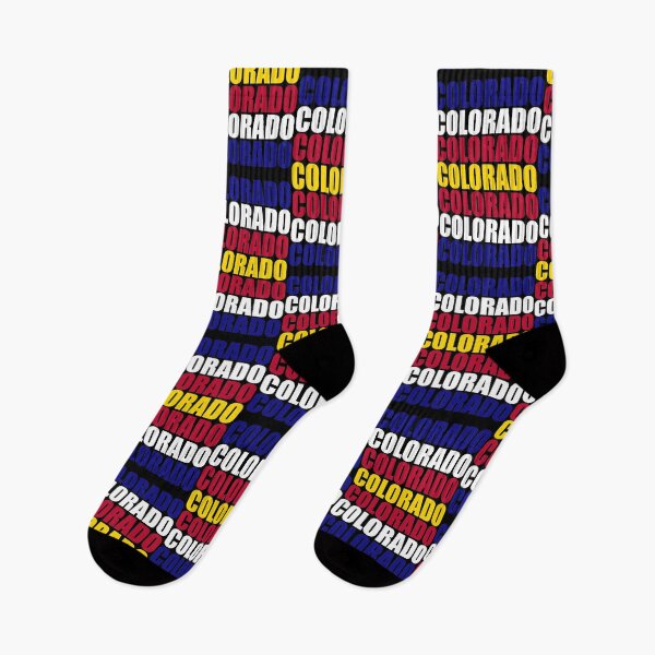 Item preview, Colorado Text Flag Solid Colors designed and sold by that5280lady.