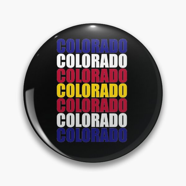 Item preview, Colorado Text Flag Solid Colors designed and sold by that5280lady.