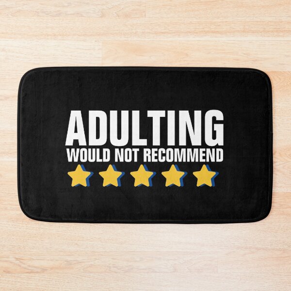 Item preview, Adulting Would Not Recommend five star designed and sold by empathylife.
