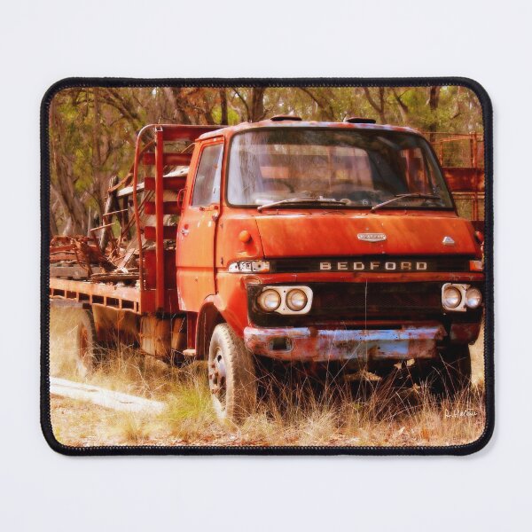 Item preview, old rusty small truck designed and sold by AHELENE.