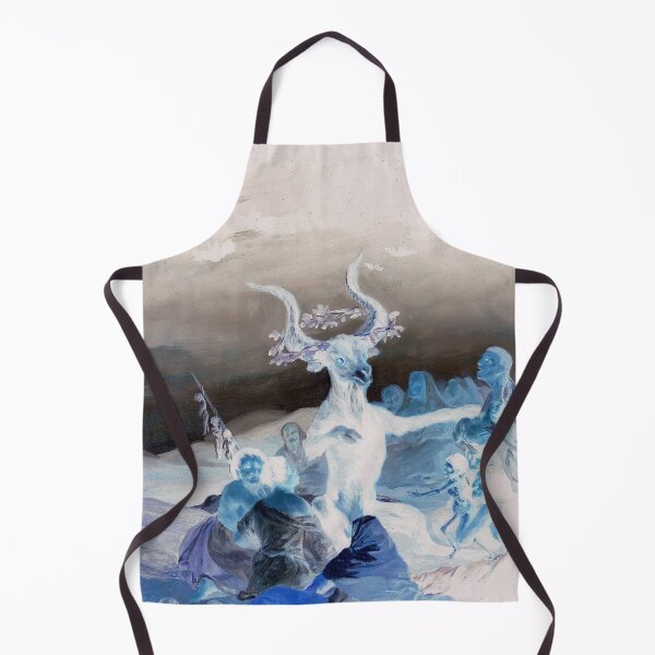 Item preview, Witches' Sabbath - Negative (El Aquelarre, 1798) Francisco de Goya, Gothic Fine Art for Halloween designed and sold by CoolArtGeek.
