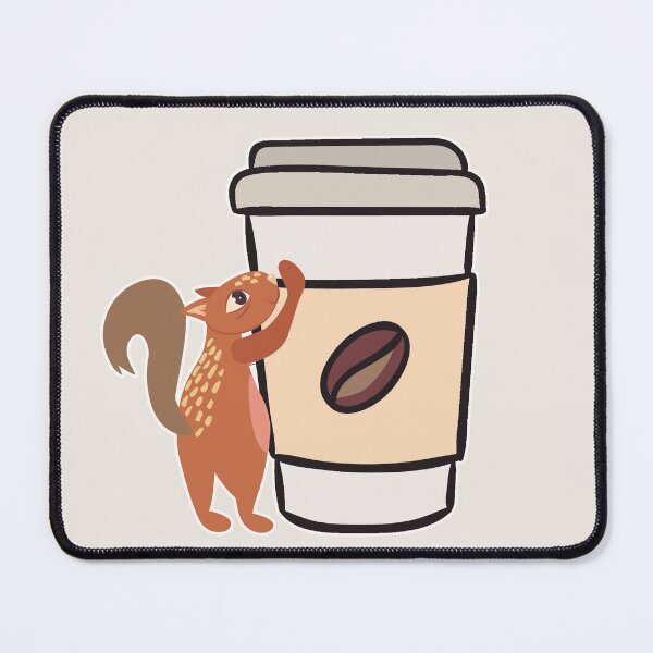 Item preview, Caffeinated Squirrel designed and sold by MagpieMuddles.
