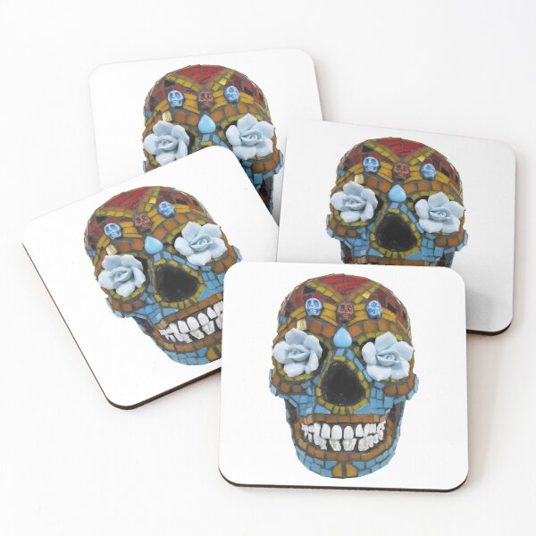 Item preview, Day of the Dead Concrete Skull designed and sold by TheArtBarCafe.