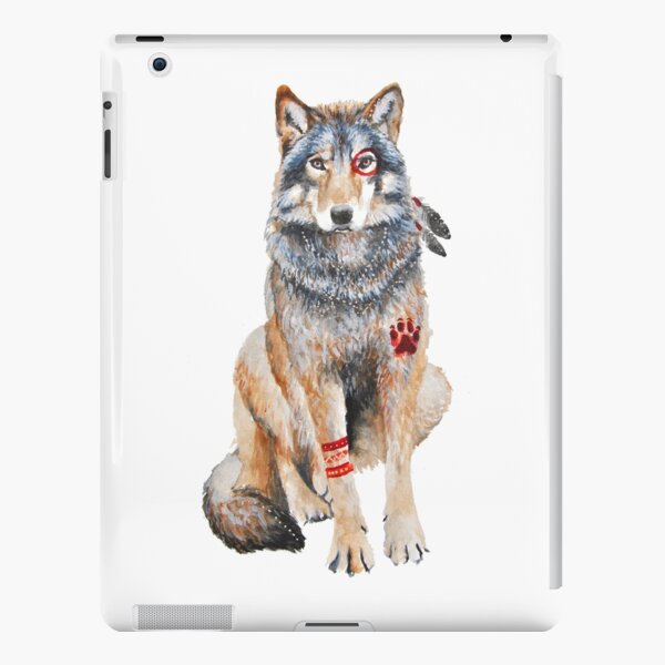Native Wolf iPad Snap Case