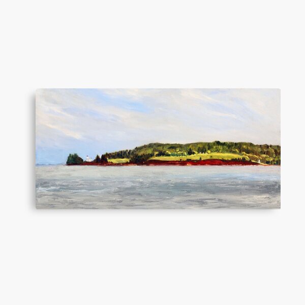 Rolling Spring Storms Rocky Point PEI Canvas Print