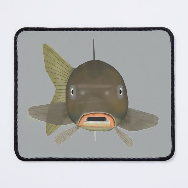 Item preview, Common Carp - Fish Head designed and sold by fishfolkart.