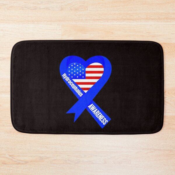 Item preview, Hydrocephalus Awareness American flag heart - hydrocephalus awareness month designed and sold by Designs Of all kinds.