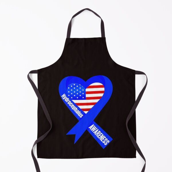 Item preview, Hydrocephalus Awareness American flag heart - hydrocephalus awareness month designed and sold by Designs Of all kinds.