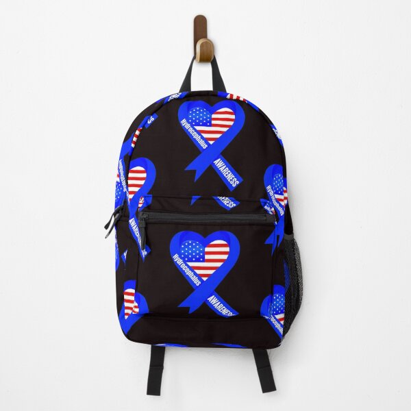 Item preview, Hydrocephalus Awareness American flag heart - hydrocephalus awareness month designed and sold by Designs Of all kinds.