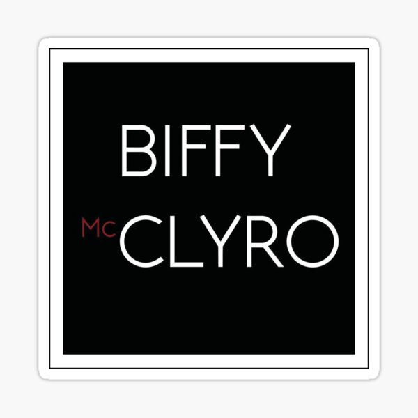Biffy Clyro Group Art für Rockmusikliebhaber, Sticker
