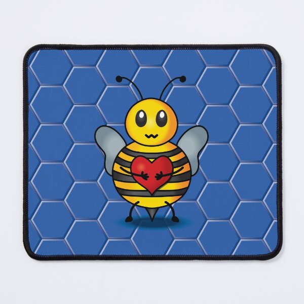 Cute Wholesome Bumble Bee with Beeutiful text | Bee gifts | Bee lover |  Gifts for children | Mouse Pad