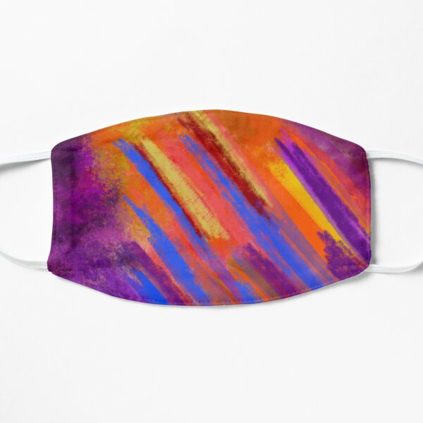 Fireworks in the Cave abstract art Flat Mask