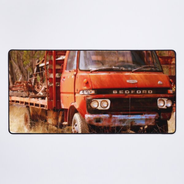 Item preview, old rusty small truck designed and sold by AHELENE.